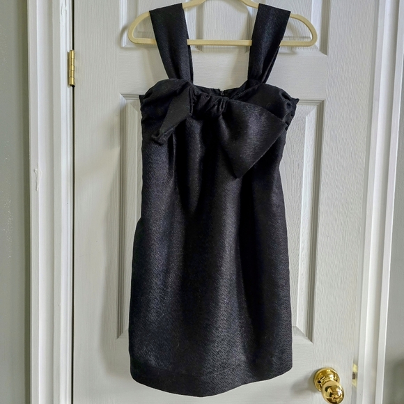 🎃20%OFF🎃 Shimmer Black Mini Cocktail Dress - Picture 1 of 10